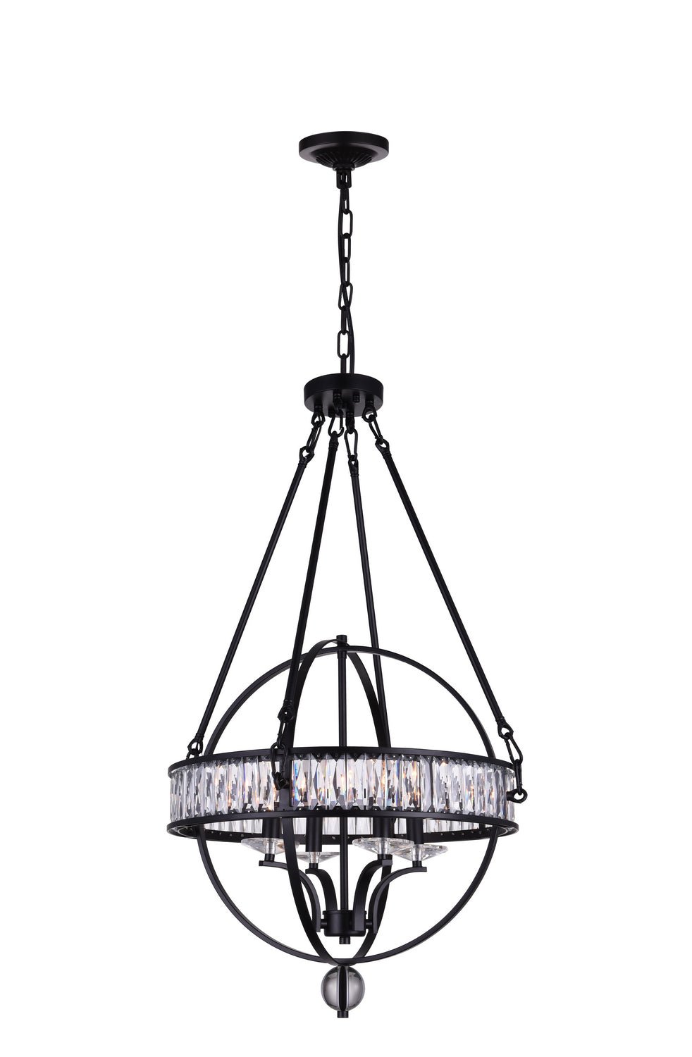 CWI Lighting Four Light Chandelier