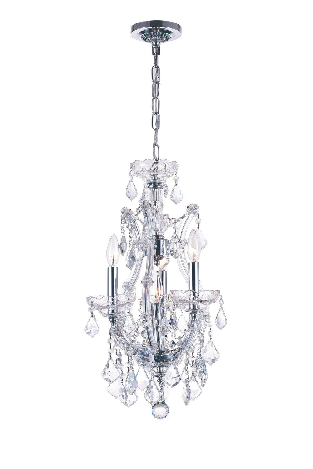 CWI Lighting Four Light Mini Chandelier