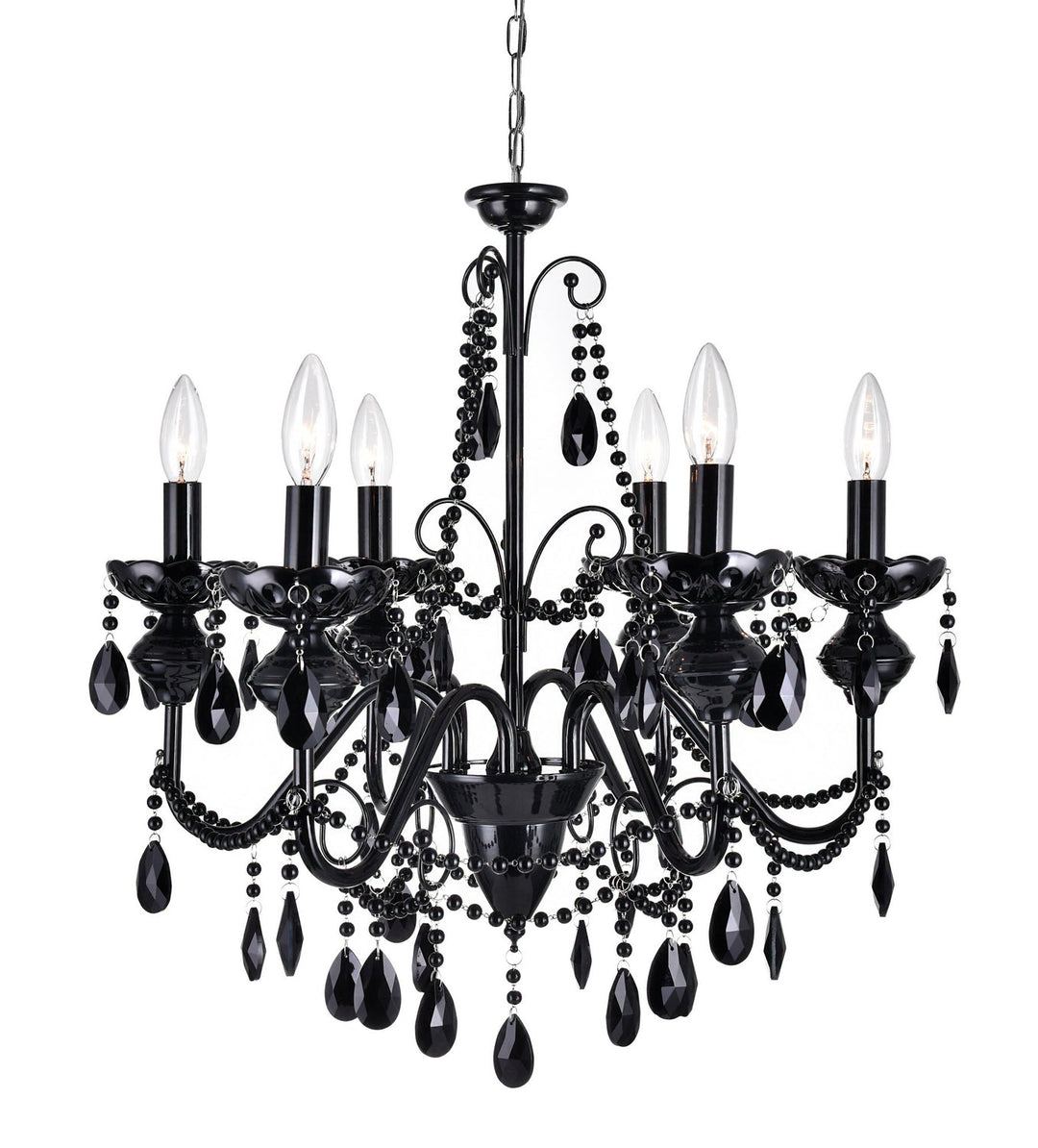 CWI Lighting Six Light Chandelier