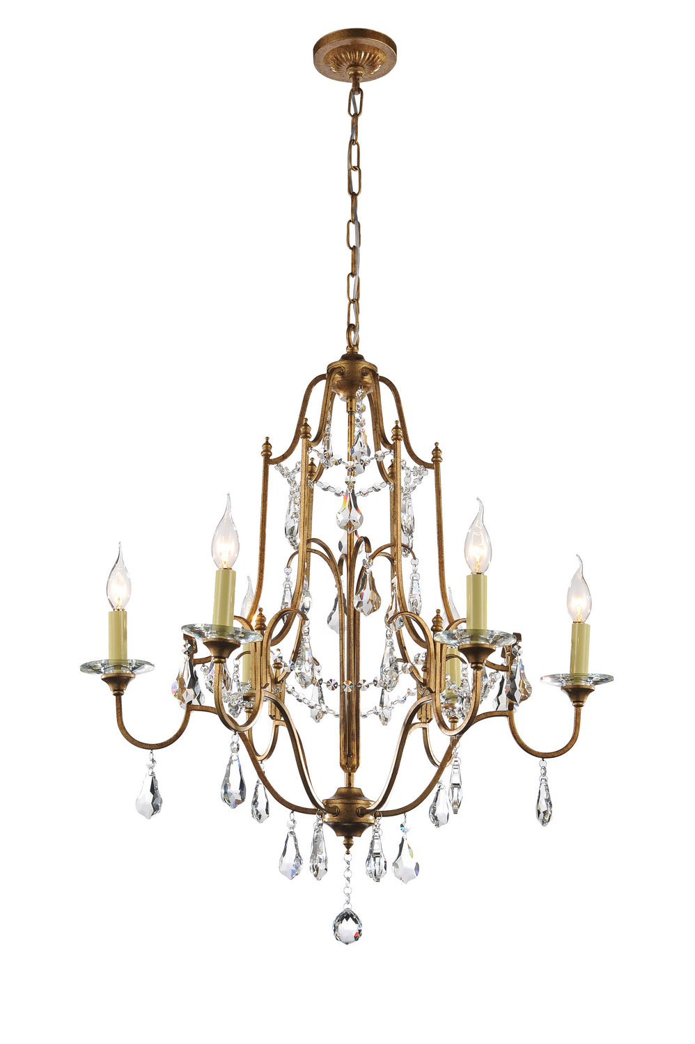 CWI Lighting Six Light Chandelier
