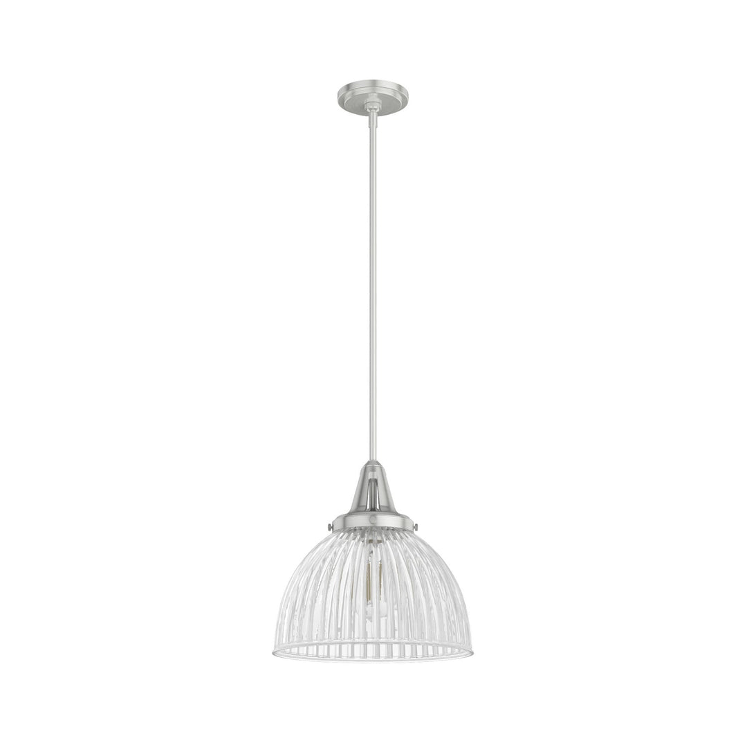 Cypress Grove One Light Pendant in Brushed Nickel