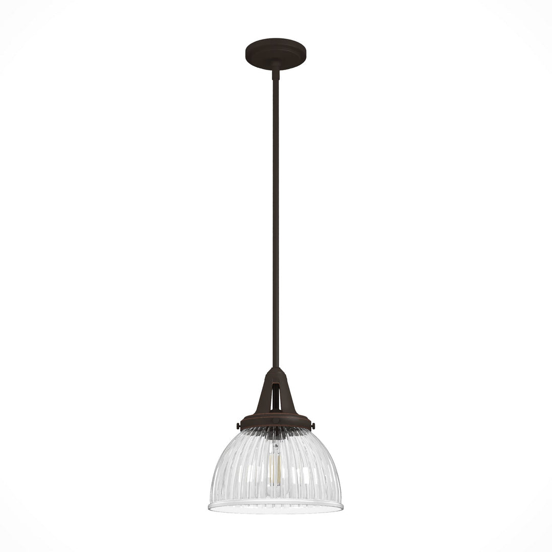 Cypress Grove One Light Pendant in Onyx Bengal