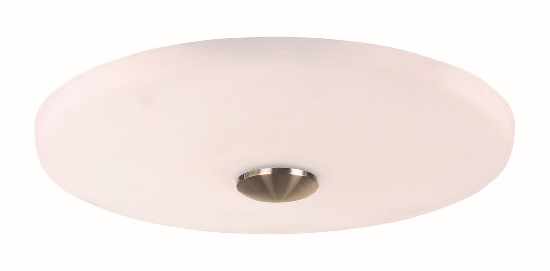 Disk LED Fan Light Kit in Brushed Polished Nickel