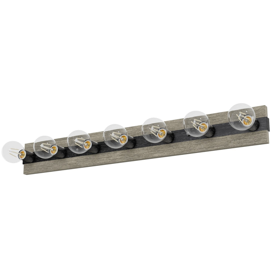 Donelson Seven Light Vanity in Brushed Iron