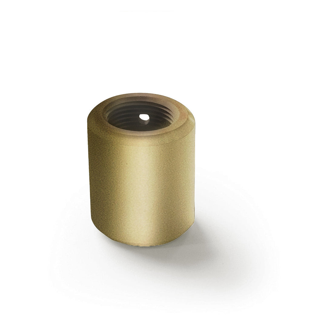 Downrod Coupler in Soft Brass