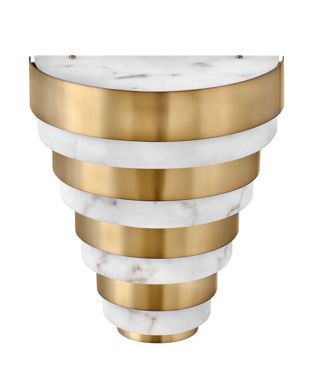 Echelon LED Wall Sconce in Heritage Brass