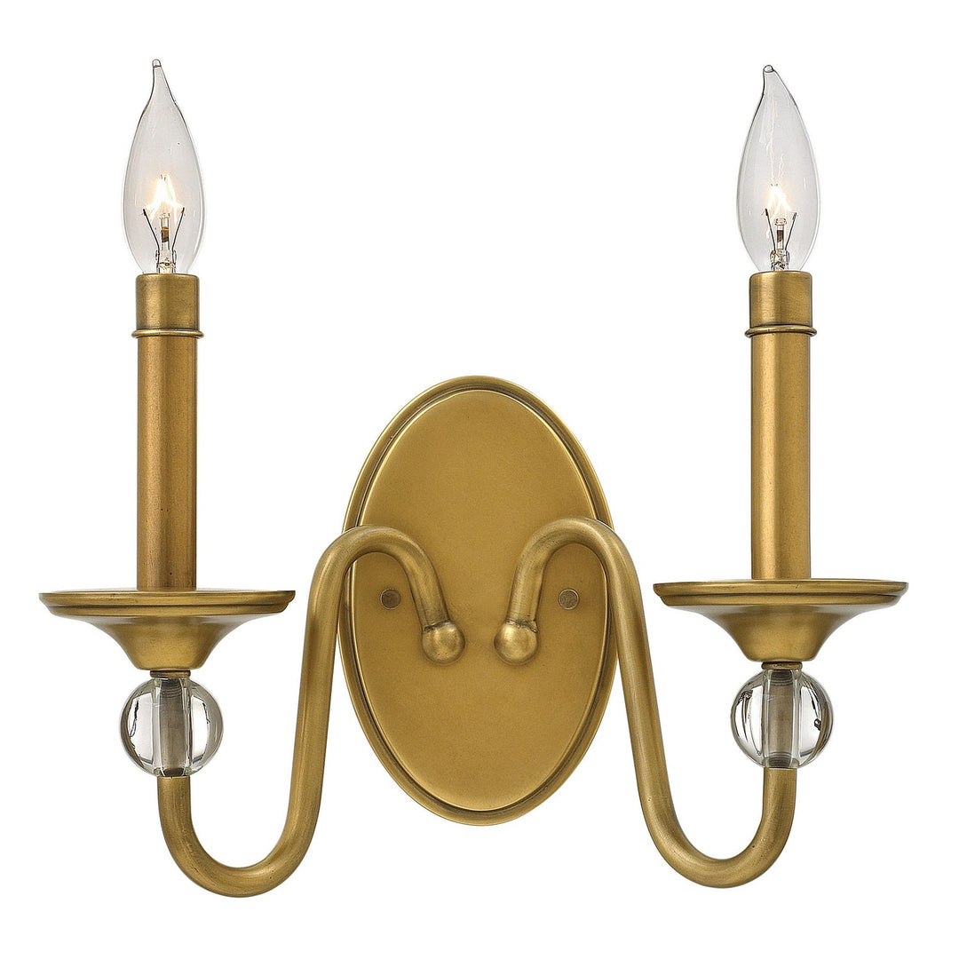 Eleanor LED Wall Sconce in Heritage Brass