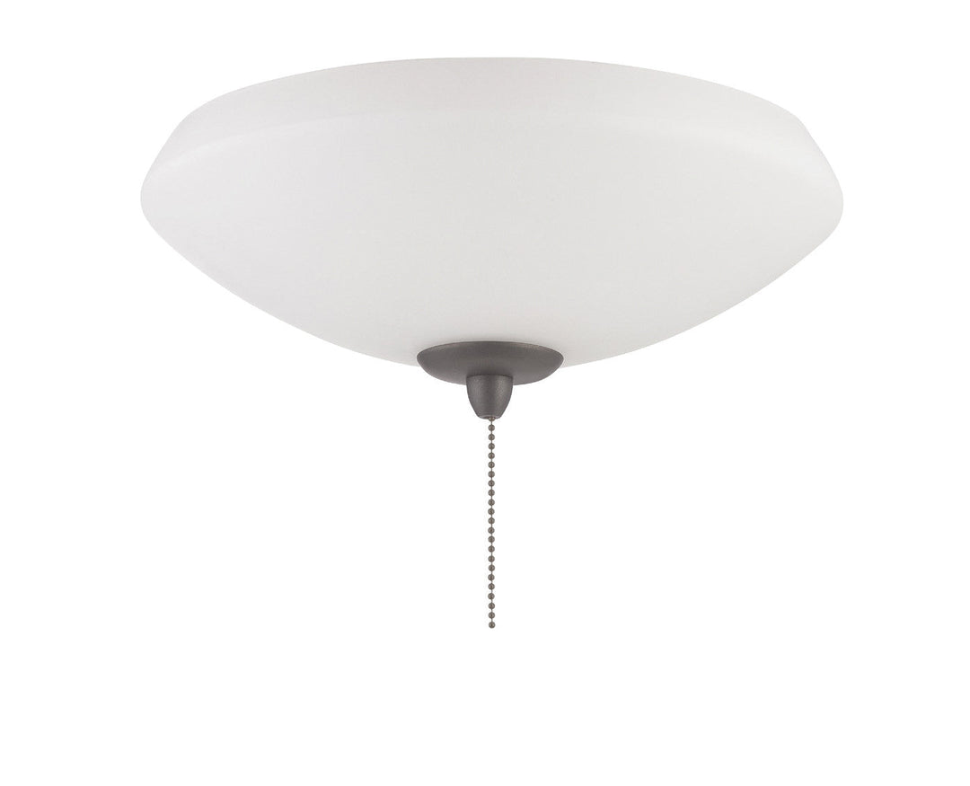 Elegance Bowl LED Fan Light Kit in White Frost
