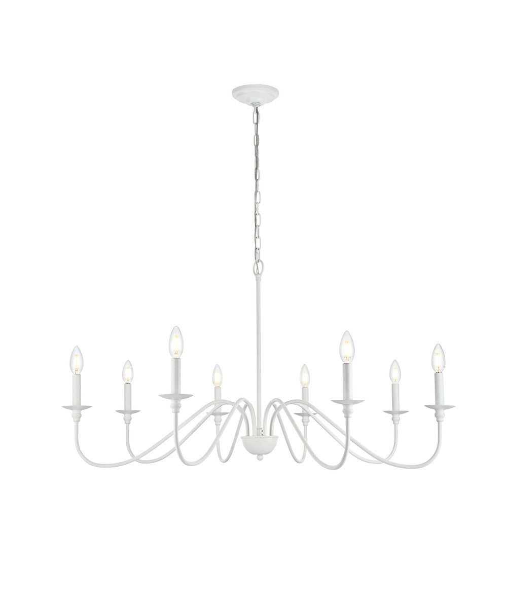 Elegant Lighting Eight Light Chandelier