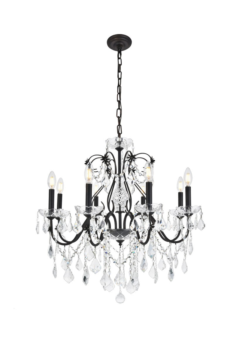 Elegant Lighting Eight Light Chandelier