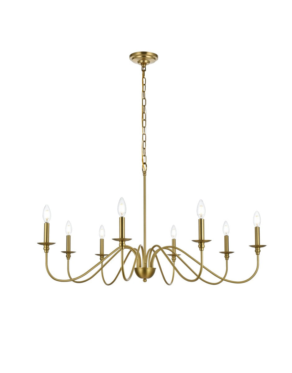 Elegant Lighting Eight Light Chandelier