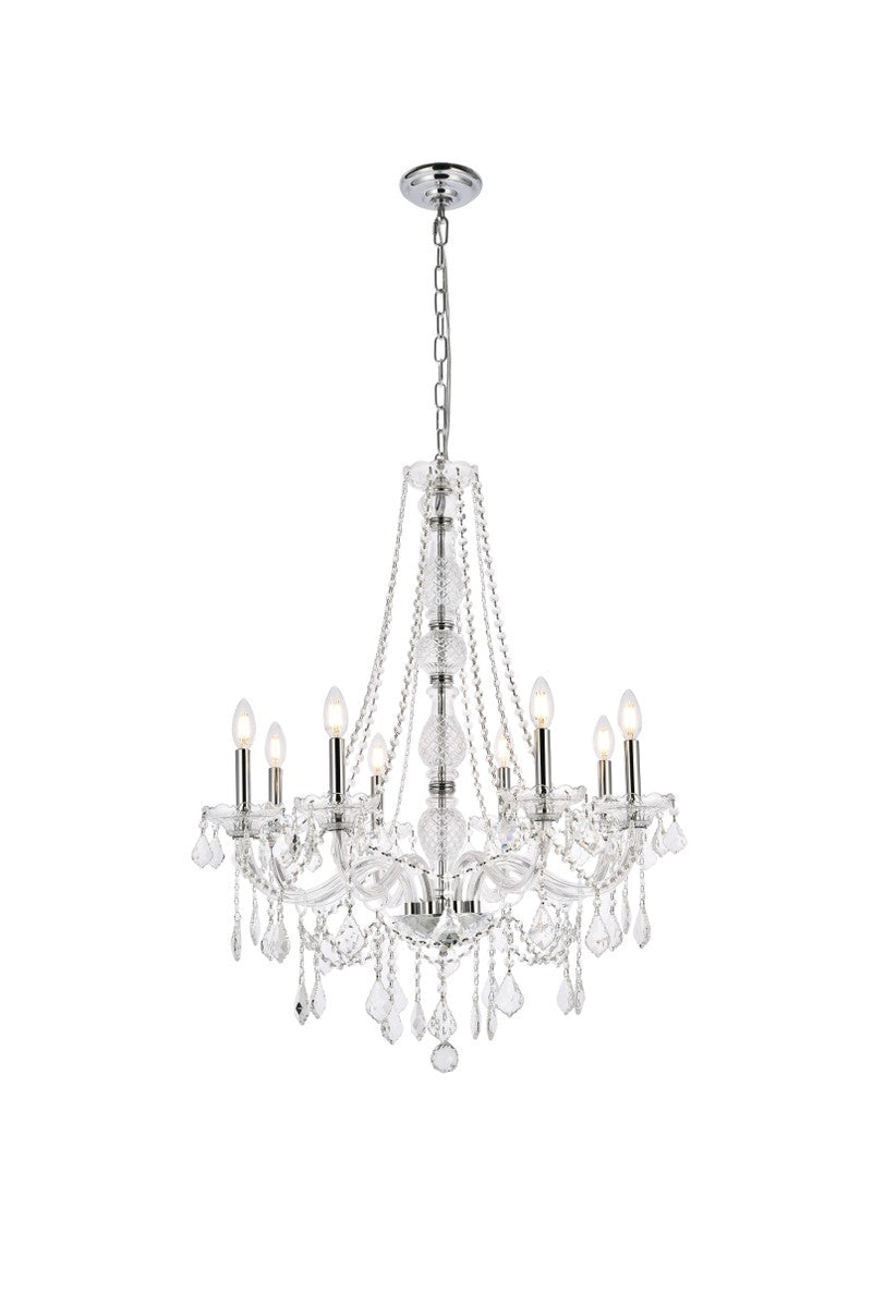 Elegant Lighting Eight Light Chandelier