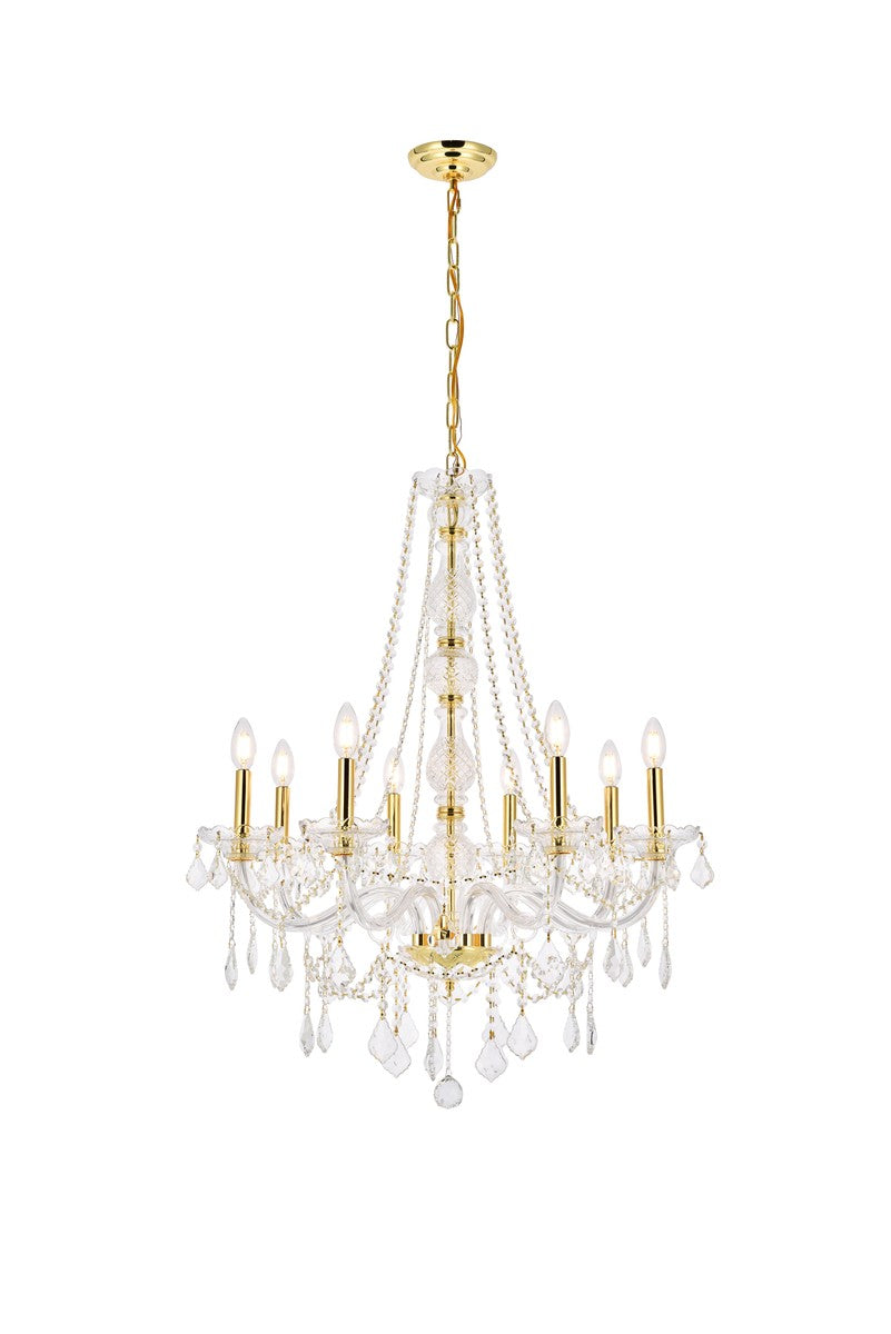 Elegant Lighting Eight Light Chandelier