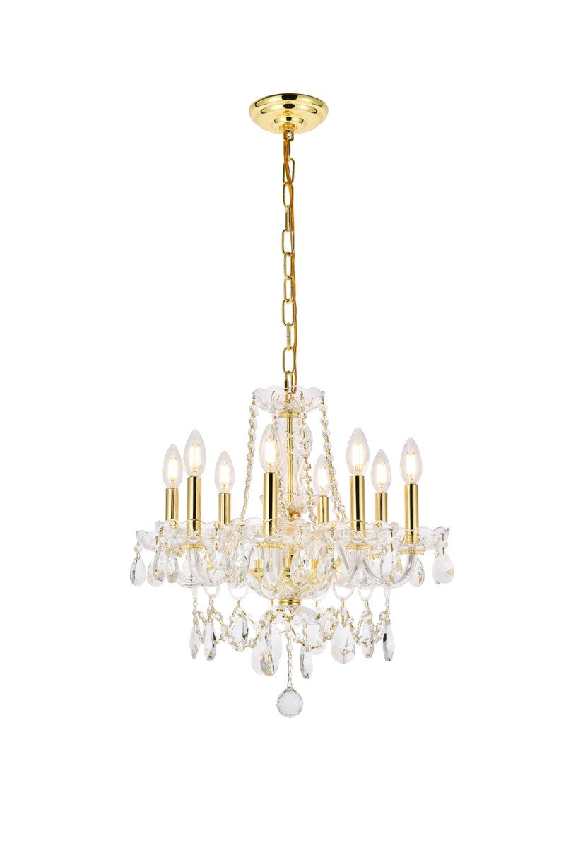 Elegant Lighting Eight Light Chandelier