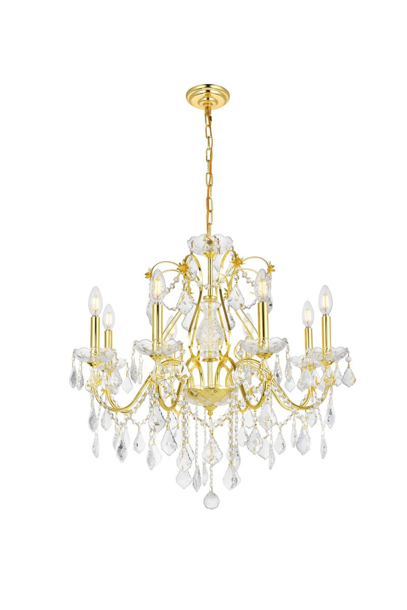 Elegant Lighting Eight Light Chandelier