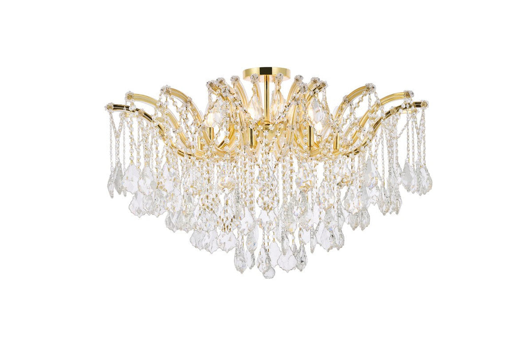Elegant Lighting Eight Light Flush Mount