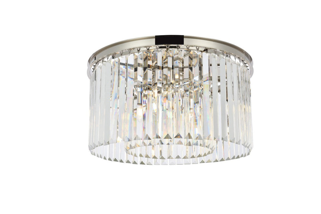 Elegant Lighting Eight Light Flush Mount
