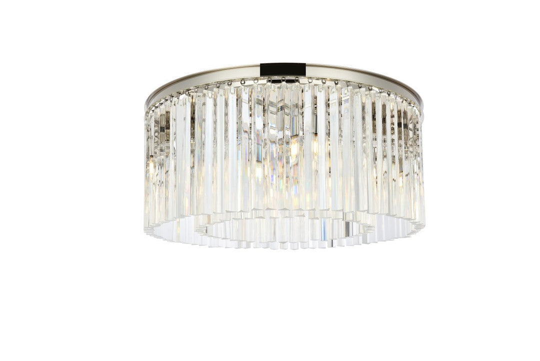 Elegant Lighting Eight Light Flush Mount