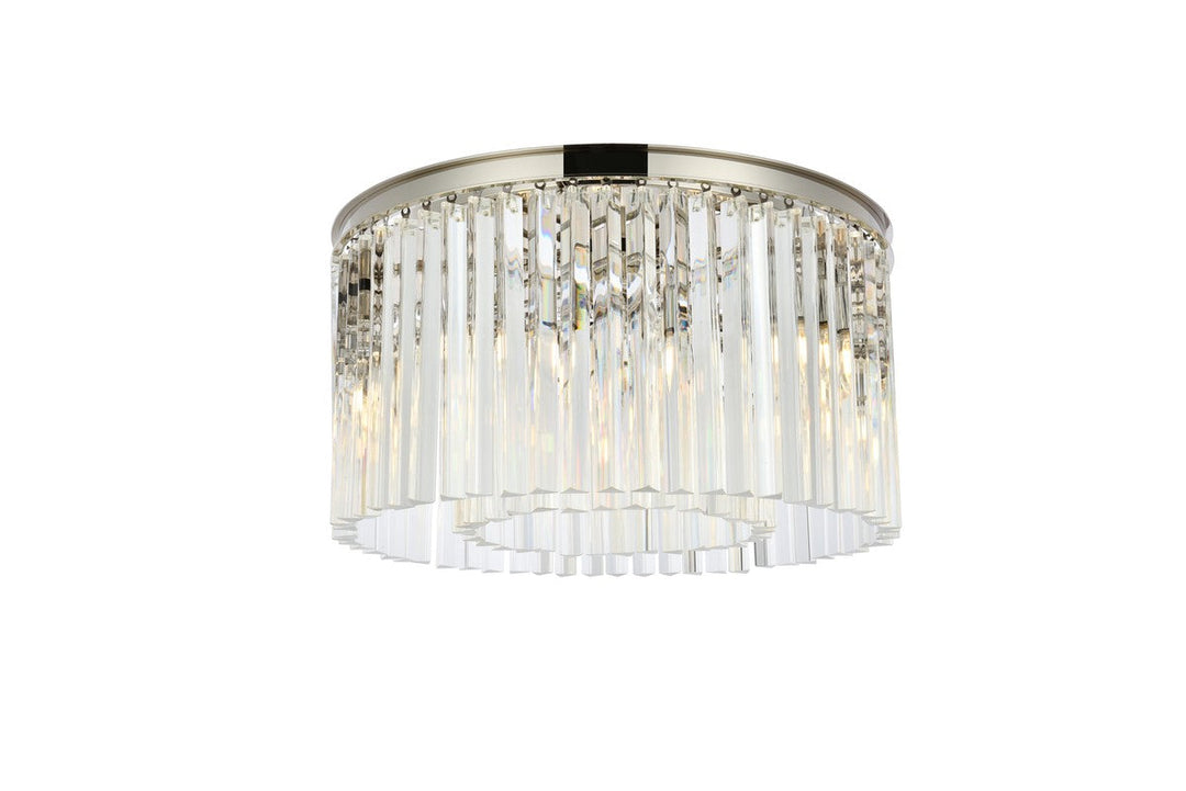 Elegant Lighting Eight Light Flush Mount
