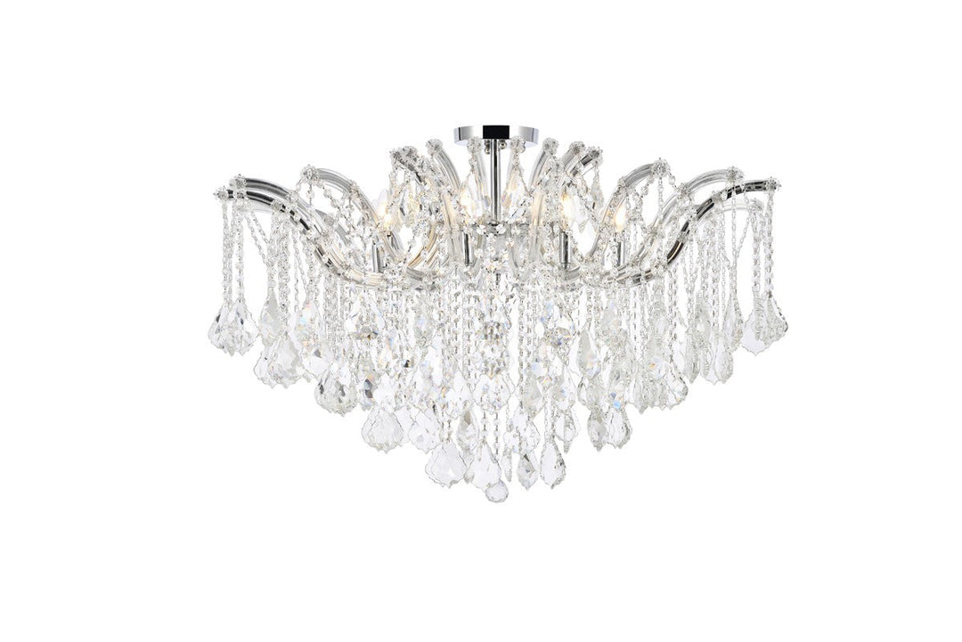 Elegant Lighting Eight Light Flush Mount