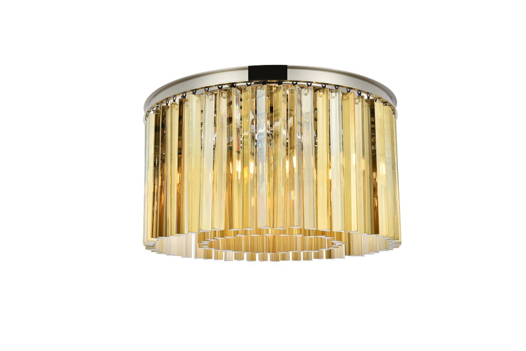 Elegant Lighting Eight Light Flush Mount