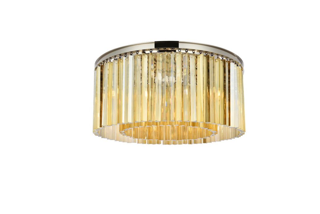 Elegant Lighting Eight Light Flush Mount