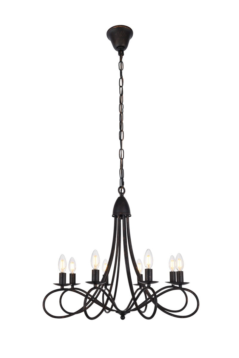 Elegant Lighting Eight Light Pendant