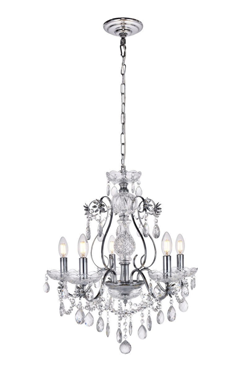 Elegant Lighting Five Light Chandelier