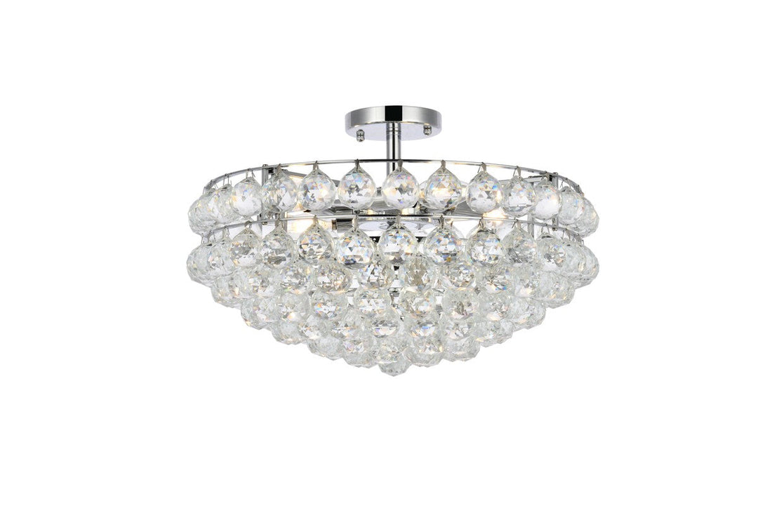 Elegant Lighting Five Light Flush Mount