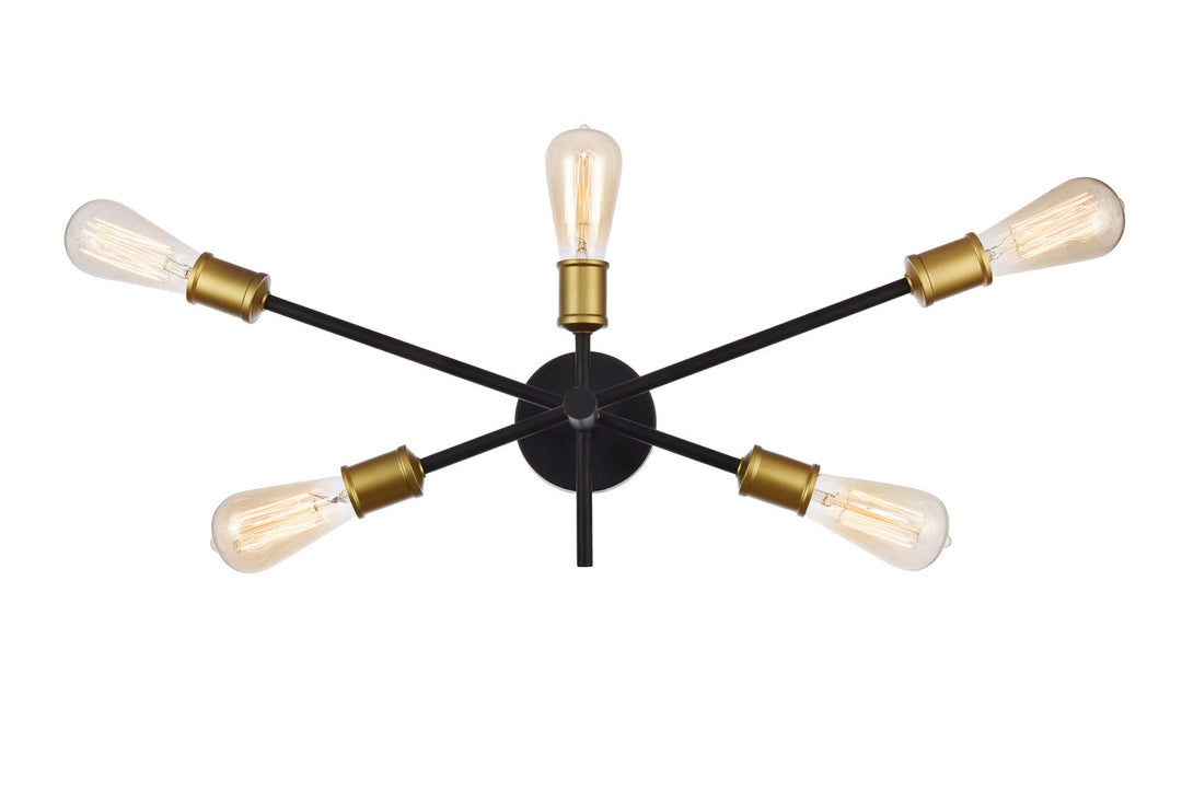 Elegant Lighting Five Light Wall Sconce