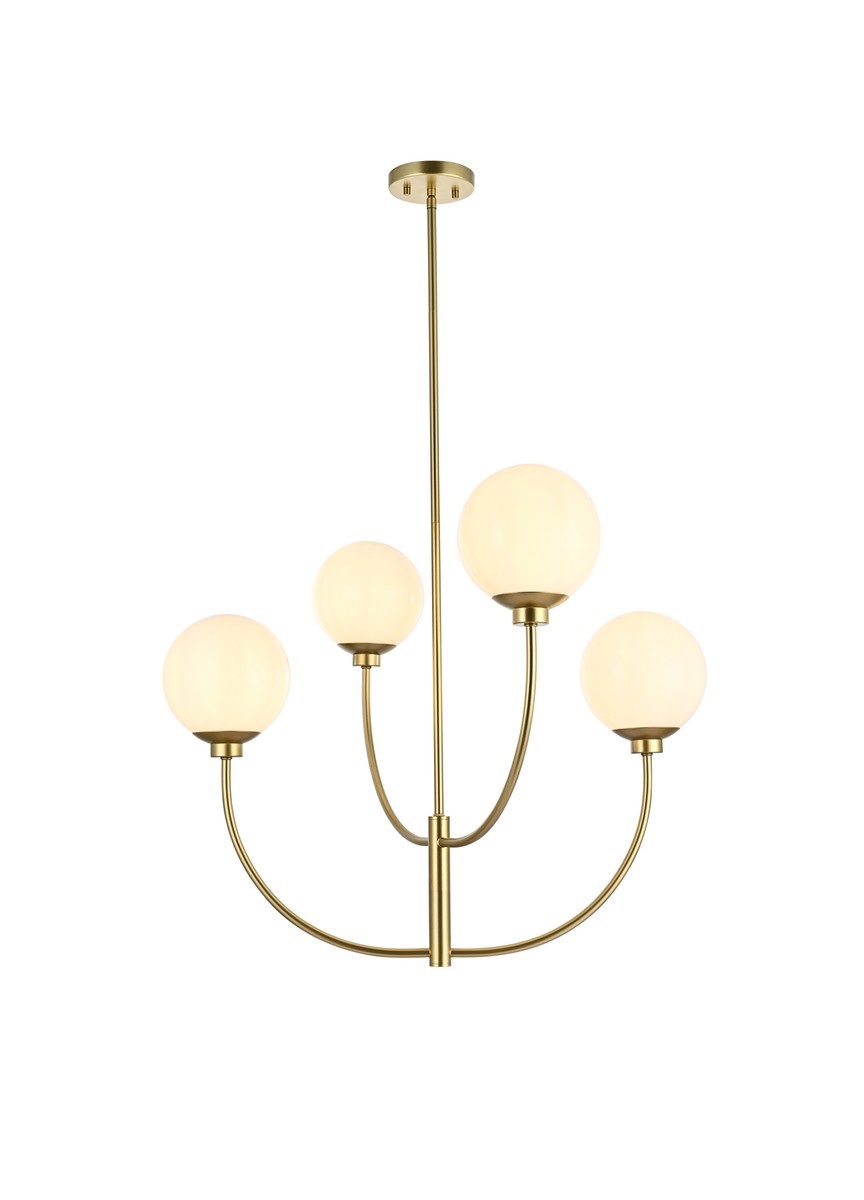 Elegant Lighting Four Light Chandelier