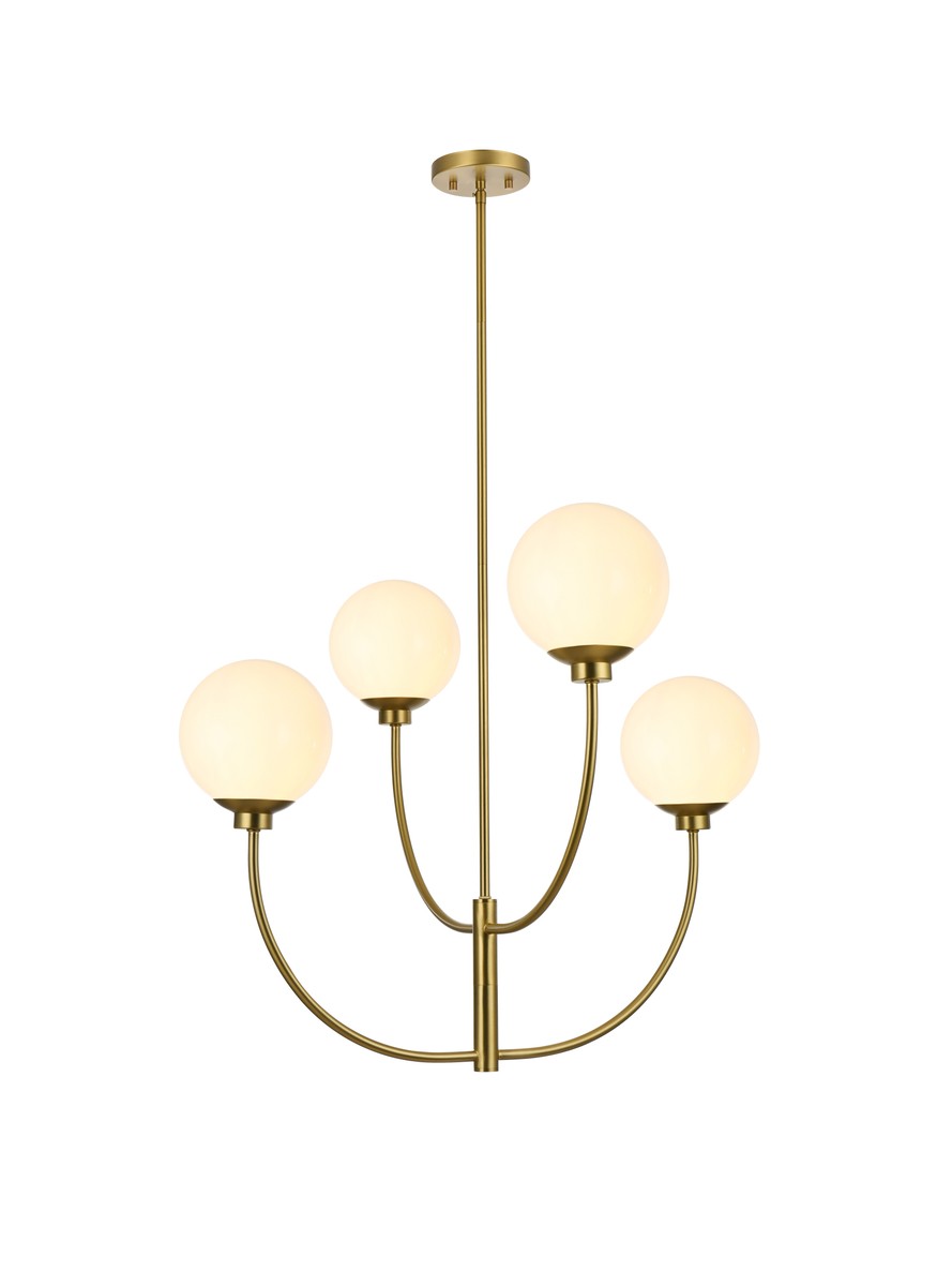 Elegant Lighting Four Light Chandelier