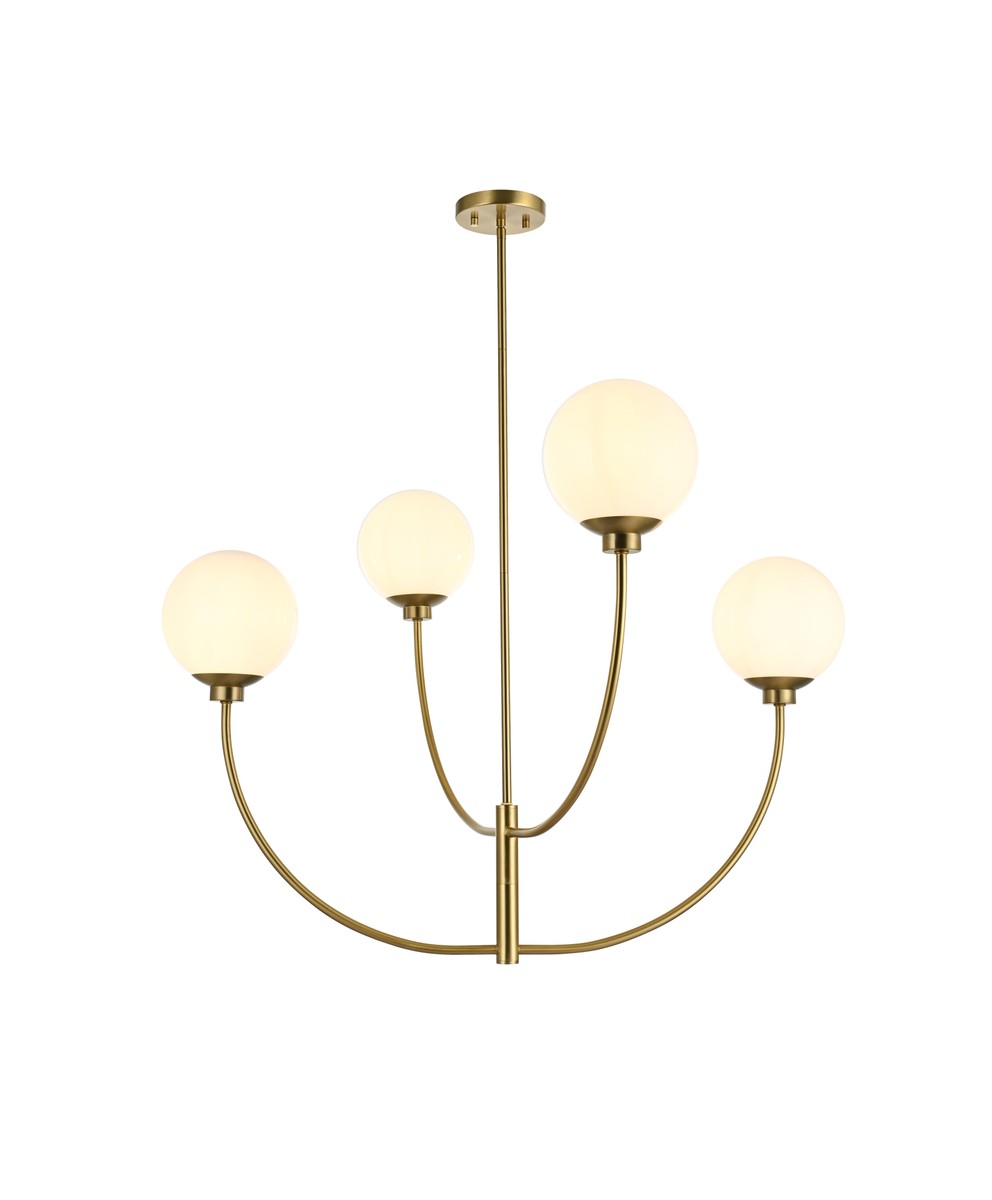 Elegant Lighting Four Light Chandelier