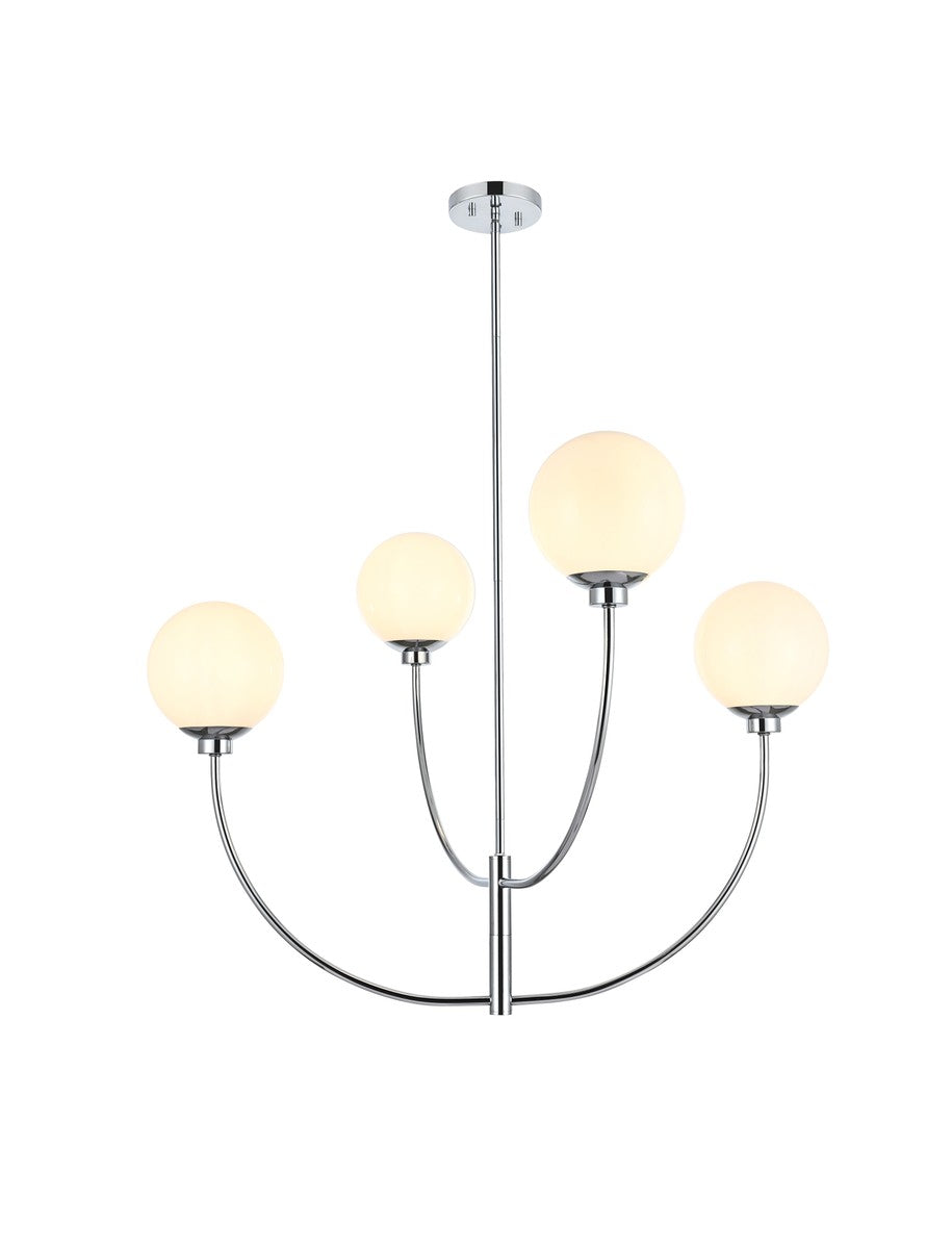 Elegant Lighting Four Light Chandelier