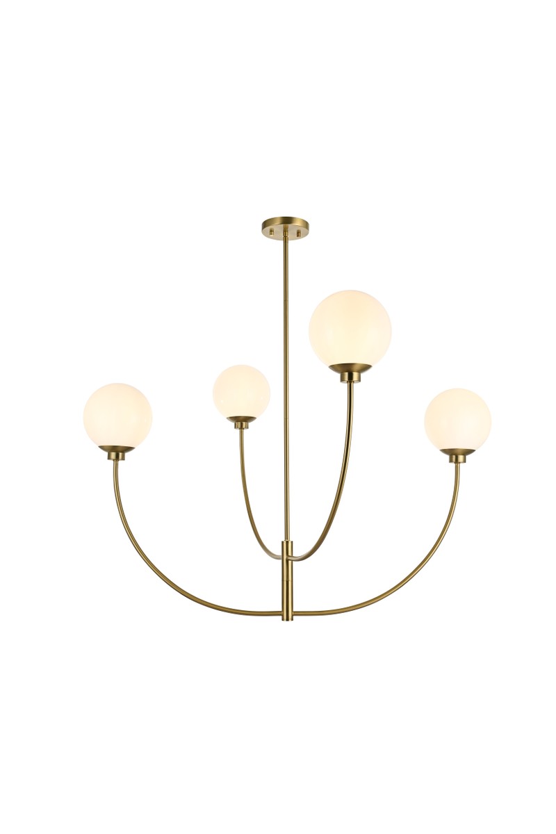 Elegant Lighting Four Light Chandelier