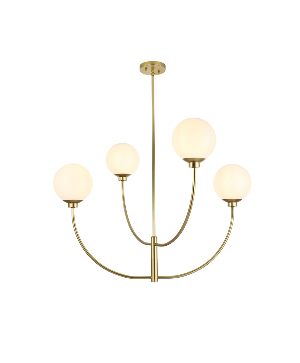 Elegant Lighting Four Light Chandelier