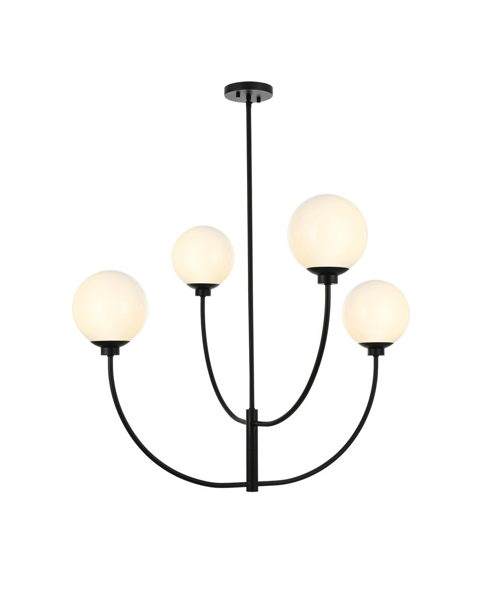 Elegant Lighting Four Light Chandelier