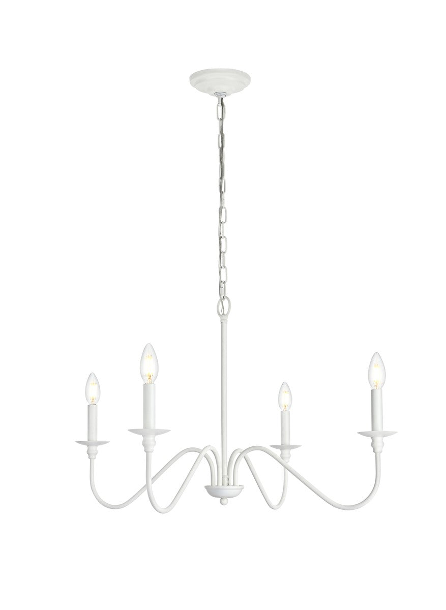 Elegant Lighting Four Light Chandelier