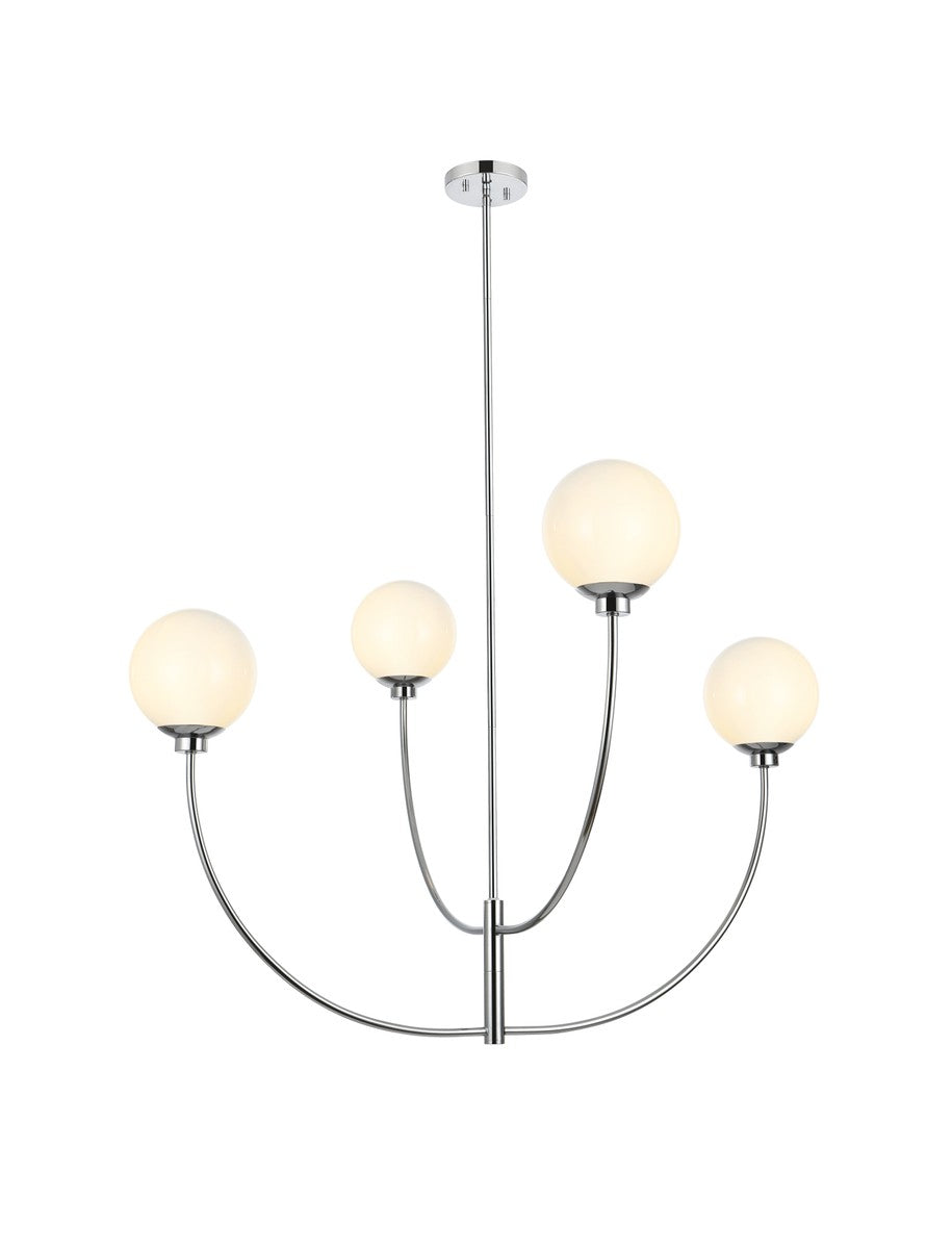 Elegant Lighting Four Light Chandelier