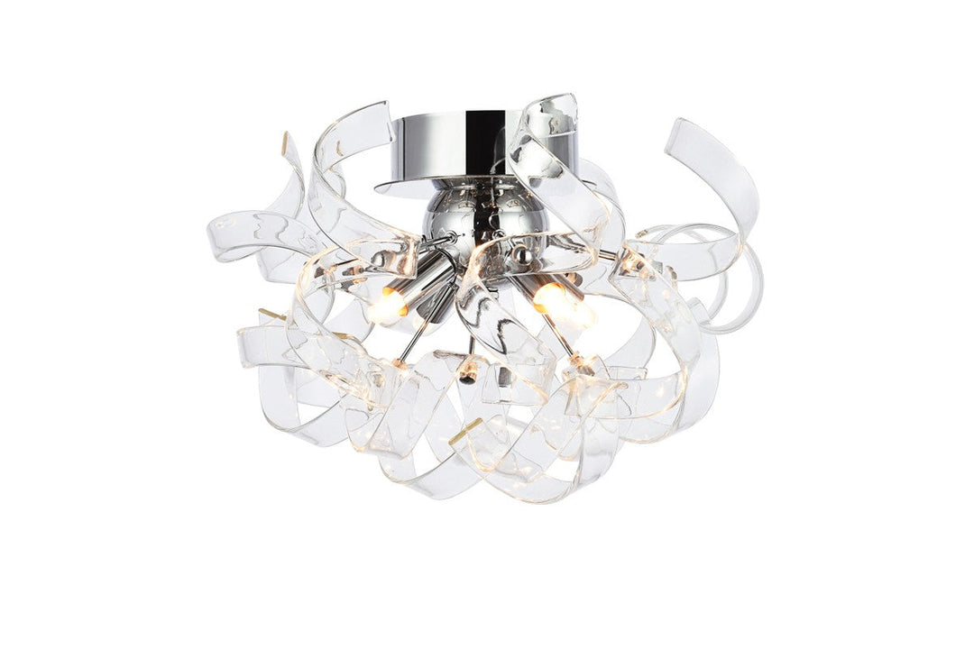 Elegant Lighting Four Light Flush Mount/ Wall Sconce