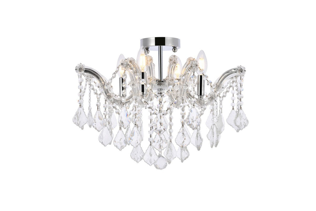 Elegant Lighting Four Light Flush Mount