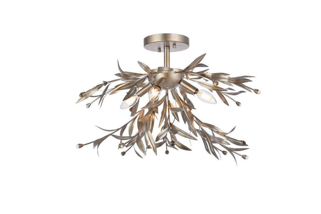 Elegant Lighting Four Light Flush Mount