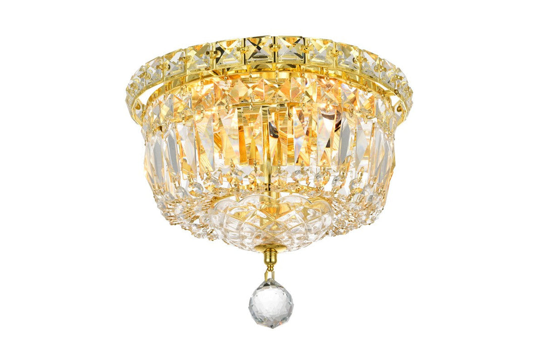 Elegant Lighting Four Light Flush Mount