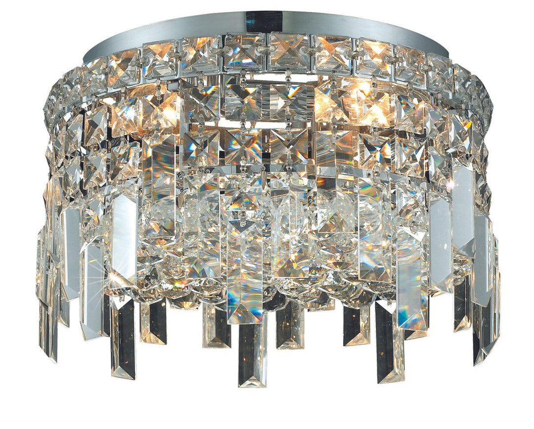 Elegant Lighting Four Light Flush Mount