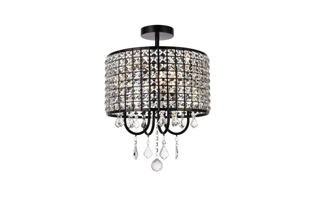 Elegant Lighting Four Light Flush Mount