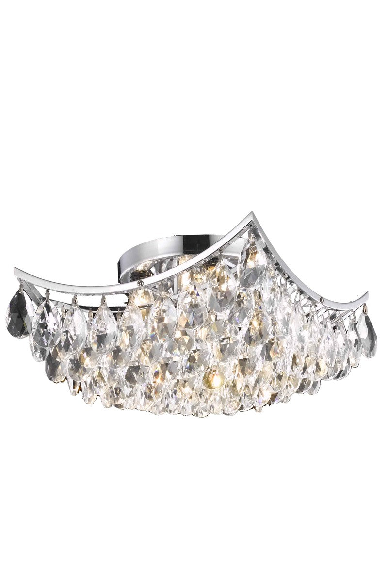 Elegant Lighting Four Light Flush Mount