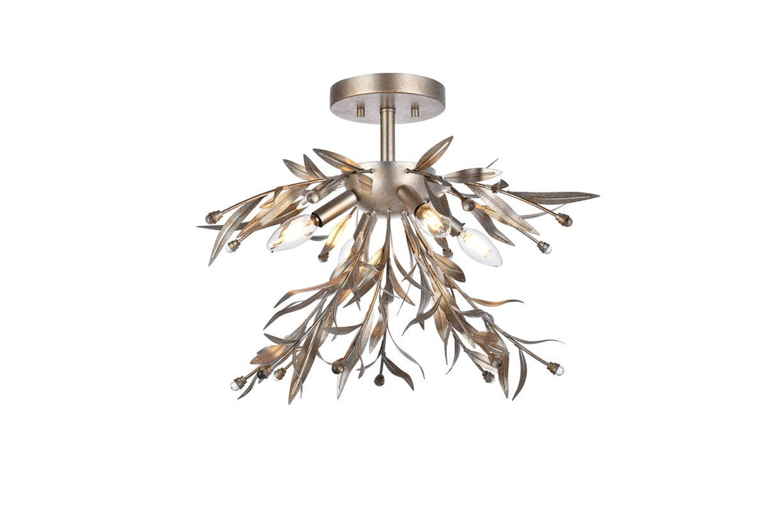 Elegant Lighting Four Light Flush Mount
