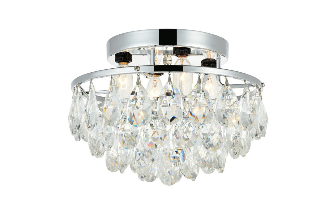 Elegant Lighting Four Light Flush Mount