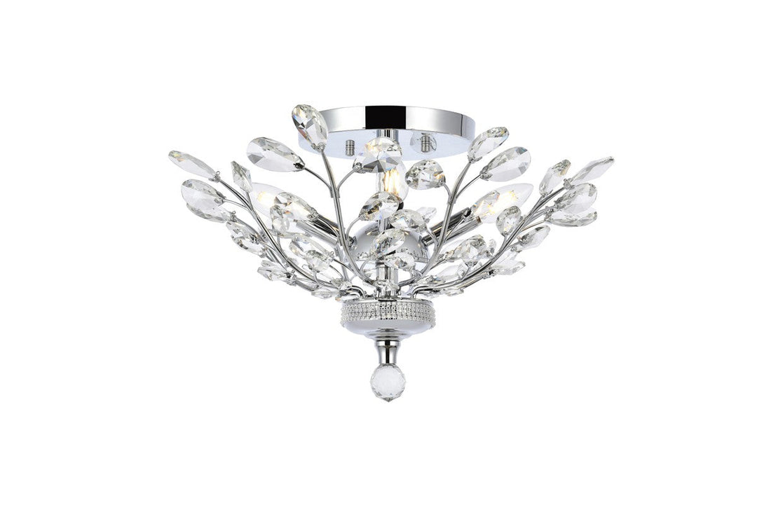 Elegant Lighting Four Light Flush Mount