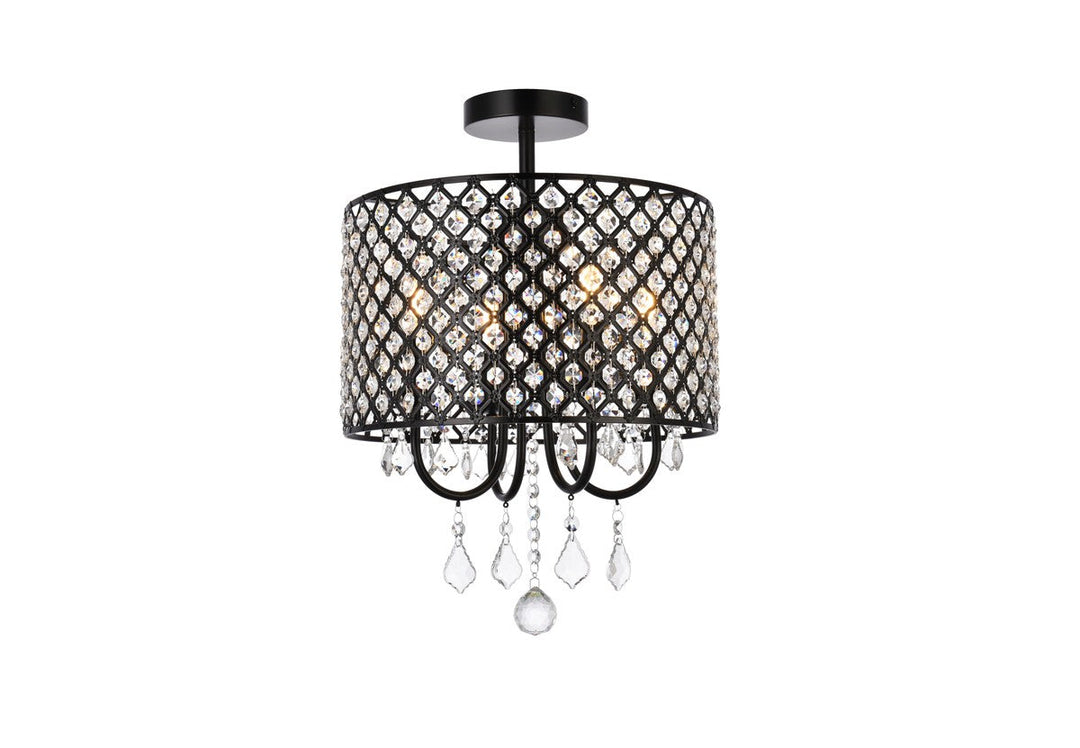 Elegant Lighting Four Light Flush Mount